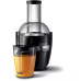 Соковитискач Philips Viva Collection відцентрований 800Вт, чаша-2л, жмих-1.2л, жолоб на ціле яблуко, пластик, чорний