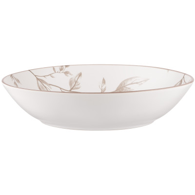 Тарелка суповая ARDESTO Asti, 790мл, 20.2см, керамика, бело-бежевый Тарелка суповая ARDESTO Asti, 790мл, 20.2см, керамика, бело-бежевый