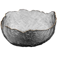 Салатник ARDESTO Bell, 19.5см, скло, сірий