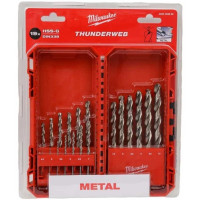 Набір свердел по металу Milwaukee HSS-G THUNDERWEB, 1-10мм, кейс, 19шт
