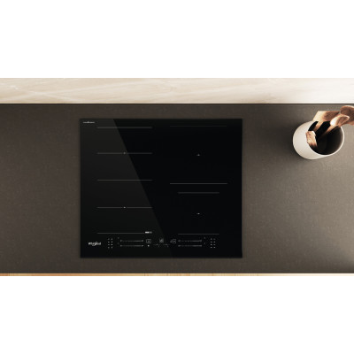 Варильна поверхня Whirlpool індукційна, 60см, розширена зона, чорний Варильна поверхня Whirlpool індукційна, 60см, розширена зона, чорний