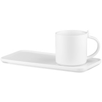 Набір чашка з блюдцем, 250мл, порцеляна, білий