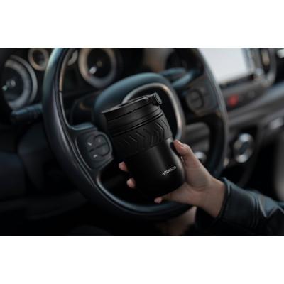 Термокружка Ardesto Cosy, 400мл, нержавеющая сталь, черный (AR2640BT)