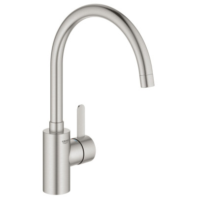 Смеситель кухонный Grohe Eurosmart Cosmopolitan, дл.вылива - 224мм, поворотный, однорычий, супер сталь Смеситель кухонный Grohe Eurosmart Cosmopolitan, дл.вылива - 224мм, поворотный, однорычий, супер сталь