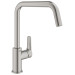 Смеситель для кухни Grohe Eurosmart, длин.вылива - 228мм, поворотный, 1рычаг, супер сталь