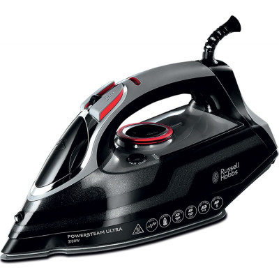Праска Russell Hobbs Power Steam Ultra, 3100Вт, 350мл, паровий удар -210гр, постійна пара - 45гр, керам. підошва, сірий Праска Russell Hobbs Power Steam Ultra, 3100Вт, 350мл, паровий удар -210гр, постійна пара - 45гр, керам. підошва, сірий