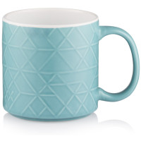 Чашка ARDESTO Francesca, 360мл, кераміка, блакитний