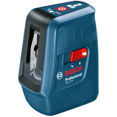 Нівелір лазерний Bosch Professional GLL 3 X до 15м ±0.5мм/м червоний промінь 0.5кг Нівелір лазерний Bosch Professional GLL 3 X до 15м ±0.5мм/м червоний промінь 0.5кг