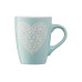 Чашка ARDESTO Heart, 330мл, кераміка, блакитний