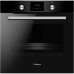 Духовка электр. Hansa, 60см, 77л, A,  гриль, емаль легкого очищення, диспл., чорний Духовка электр. Hansa, 60см, 77л, A,  гриль, емаль легкого очищення, диспл., чорний
