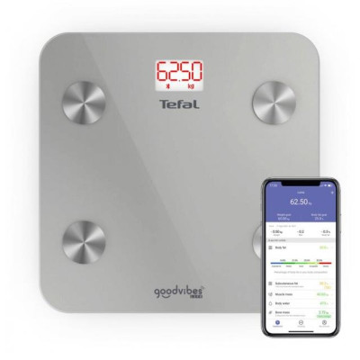 Ваги підлогові Tefal Goodvibes Life BM9600S1 Ваги підлогові Tefal Goodvibes Life BM9600S1