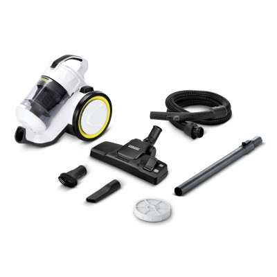 Karcher Пилосос контейнерний VC 3, 700Вт, конт пил -0.9л, НЕРА 13, білий Karcher Пилосос контейнерний VC 3, 700Вт, конт пил -0.9л, НЕРА 13, білий