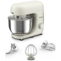 Міксер Tefal планетарний Bake Essential 800Вт, насадки-3, чаша-нерж., метал, 4.8л, білий