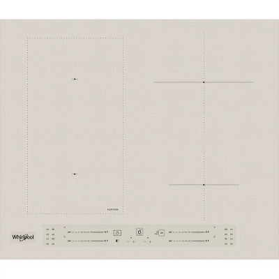 Варильна поверхня Whirlpool індукційна, 60см, розширена зона, бежевий