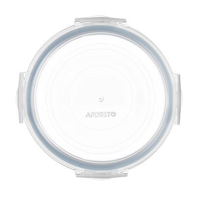 Контейнер для зберігання харчових продуктів ARDESTO Gemini 0.4л, боросилікатне скло, пластик, круглий, прозорий Контейнер для зберігання харчових продуктів ARDESTO Gemini 0.4л, боросилікатне скло, пластик, круглий, прозорий
