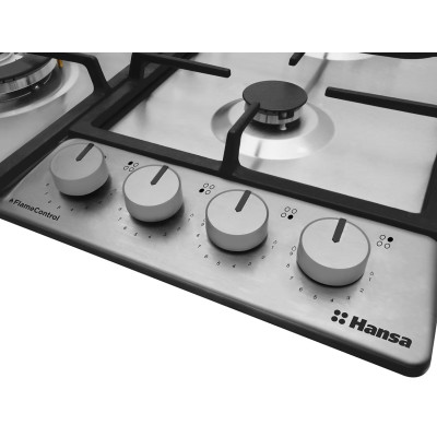 Варильна поверхня Hansa газова, 59см, чавун, нерж