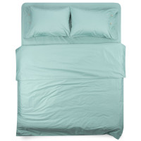 Простирадло на резинці ARDESTO Mix&Match, 180х200+30см, 100% бавовна, сатин, зелений