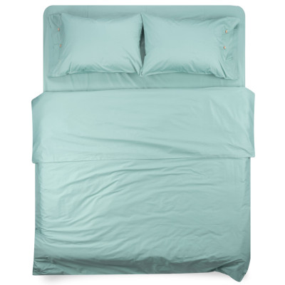 Простирадло на резинці ARDESTO Mix&Match, 180х200+30см, 100% бавовна, сатин, зелений