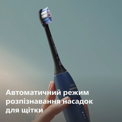 Щітка зубна електр. Philips, Sonicare 6100 Series, 62т. колив/хв, насадок-1, синій