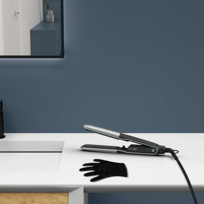 Випрямляч Rowenta Thermostyle, темп.режимів-5, 150-230С, дисплей, іонізація, кераміка, титан, чорно-сірий Випрямляч Rowenta Thermostyle, темп.режимів-5, 150-230С, дисплей, іонізація, кераміка, титан, чорно-сірий