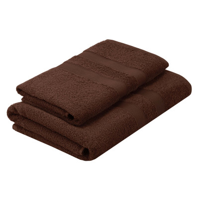 Набір рушників махрових ARDESTO Splendid 50х90см, 70х140см, 2шт, 100% бавовна, коричневий