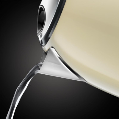 Электрочайник Russell Hobbs Colours Plus Mini 1л, металл, бежево-черный