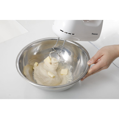 Міксер Panasonic ручний 175Вт, насадки-4, білий Міксер Panasonic ручний 175Вт, насадки-4, білий