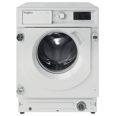 Пральна машина Whirlpool вбудована фронтальна, 7кг, 1400, D, 60см, дисплей, пара, білий Пральна машина Whirlpool вбудована фронтальна, 7кг, 1400, D, 60см, дисплей, пара, білий