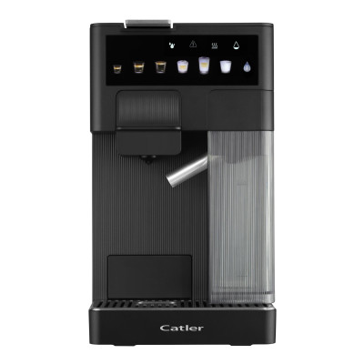 Кавоварка Catler капсульна Renzo 1.6л, капсули, мелена кава, сенсорне керування, автоматичний капучинатор, чорний Кавоварка Catler капсульна Renzo 1.6л, капсули, мелена кава, сенсорне керування, автоматичний капучинатор, чорний