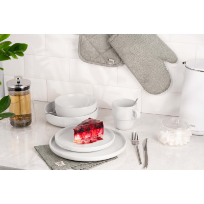 ARDESTO Чашка Trento, 390 мл , біла, кераміка ARDESTO Чашка Trento, 390 мл , біла, кераміка