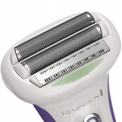 Бритва електр. Remington сіткова Smooth&Silky,  бритв.головок-2, сух.+волог., жіночий тример, біло-фіолетовий