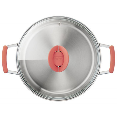 Набор посуды Tefal Opti Space, 6предметов, нержавеющая сталь, силикон, стекло