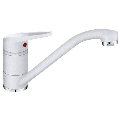 Змішувач для кухні Franke Novara Plus, довж.виливу - 251мм, поворотний, 1важіль, білий Змішувач для кухні Franke Novara Plus, довж.виливу - 251мм, поворотний, 1важіль, білий