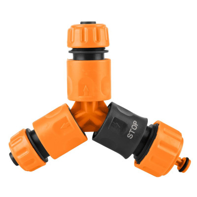 Конектор-трійник для шланга Neo Tools, 1/2