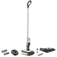 Karcher Підлогомийна машина безпровідна FC 2-4 Battery Set + Batt+DUO Charger, вода -0.2л, автон. робота до 20 хв, вага-2.3кг, чорно білий Karcher Підлогомийна машина безпровідна FC 2-4 Battery Set + Batt+DUO Charger, вода -0.2л, автон. робота до 20 хв, вага-2.3кг, чорно білий
