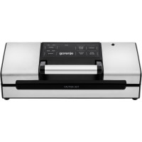 Вакууматор Gorenje для пакетів, 120Вт, 30см, електронне керування, +10 пакетів, нерж, чорний Вакууматор Gorenje для пакетів, 120Вт, 30см, електронне керування, +10 пакетів, нерж, чорний