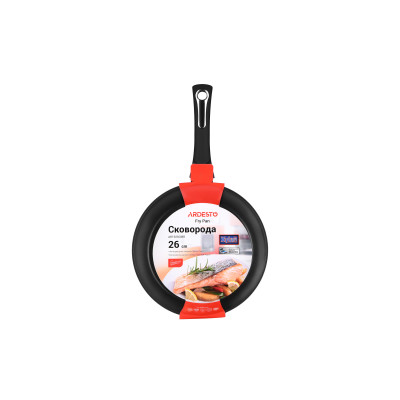 ARDESTO Сковорода Gemini 26 см, черный, алюминий AR1926GMB ARDESTO Сковорода Gemini 26 см, черный, алюминий AR1926GMB