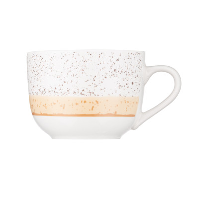 ARDESTO Чашка Siena, 500мл, порцеляна, біло-жовтий ARDESTO Чашка Siena, 500мл, порцеляна, біло-жовтий