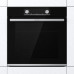Gorenje Духова шафа електрична, 77л, A, дисплей, ф-я без додавання жиру, чорний