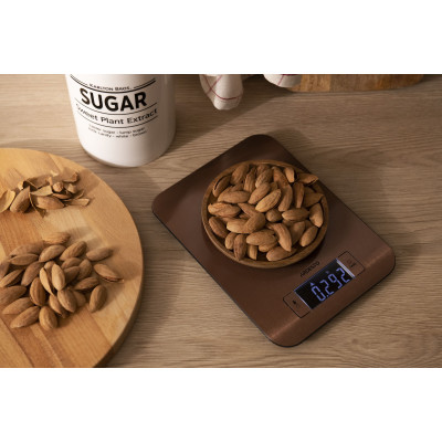 ARDESTO Ваги кухоннi SCK-898R макс. вага 5 кг/коричневі ARDESTO Ваги кухоннi SCK-898R макс. вага 5 кг/коричневі