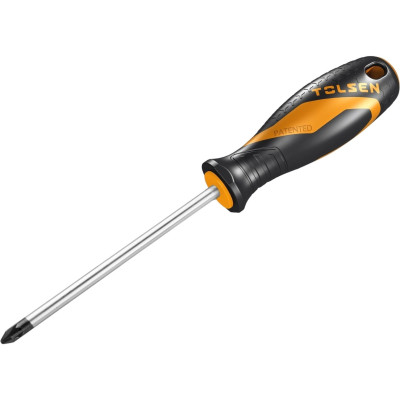 Викрутка Tolsen Ерго хрестова, PH0х75мм, сталь CrV