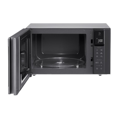 Мікрохвильова піч LG, 25л, електрон. керування, 1000Вт, гриль, дисплей, сріблястий