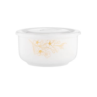 ARDESTO Салатник з кришкою Sunny day, 12 см, порцеляна ARDESTO Салатник з кришкою Sunny day, 12 см, порцеляна