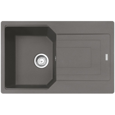 Мийка кухонна Franke Urban, фраграніт, прямокутник, з крилом, 780х500х220мм, чаша - 1, врізна, оборотна, UBG 611-78, сірий камінь Мийка кухонна Franke Urban, фраграніт, прямокутник, з крилом, 780х500х220мм, чаша - 1, врізна, оборотна, UBG 611-78, сірий камінь