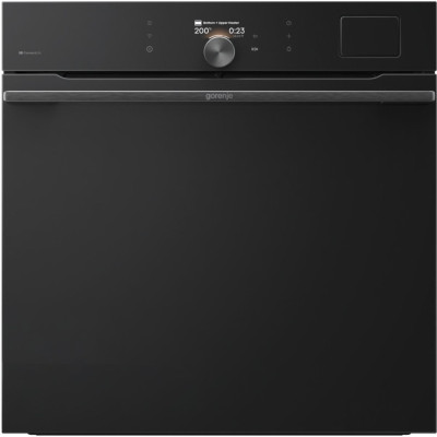 Духова шафа Gorenje електрична, 77л, A+, Wi-Fi, пароварка, дисплей, конвекція, готув. на різн рівнях, чорний Духова шафа Gorenje електрична, 77л, A+, Wi-Fi, пароварка, дисплей, конвекція, готув. на різн рівнях, чорний