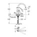 Смеситель кухонный Grohe QuickFix Start Flow, длина излива - 223мм, поворотный, 1рычаг, хром Смеситель кухонный Grohe QuickFix Start Flow, длина излива - 223мм, поворотный, 1рычаг, хром