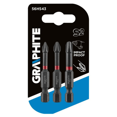 Graphite Біти ударні, набір 3шт, 1/4