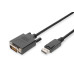 Digitus Кабель DisplayPort-DVI-D (AM/AM) 2m, black