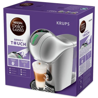 Krups Кавоварка капсульна Dolce Gusto Genio S Touch, 2,8л, сріблястий