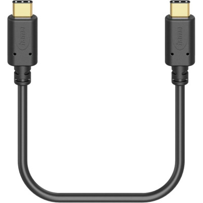 HAMA Кабель заряджання/синхронізації USB-С > USB-C, 1,5м ,чорний
